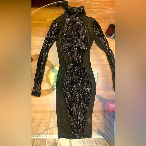 Fashion Nova “Mind Games Sequin” dress. - Picture 5 of 6